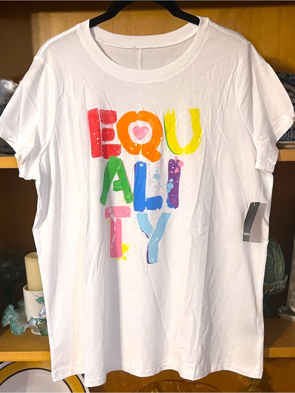 Torrid Equality Vintage Cotton Crew Neck Tee Size 00